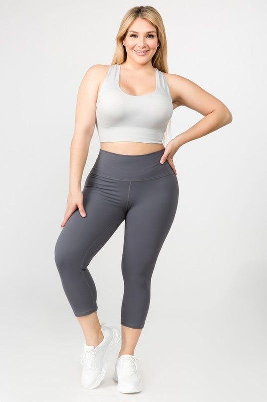 Buttery Soft Capri Activewear Leggings Yelete