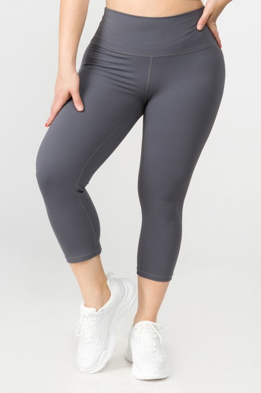 Buttery Soft Capri Activewear Leggings Yelete