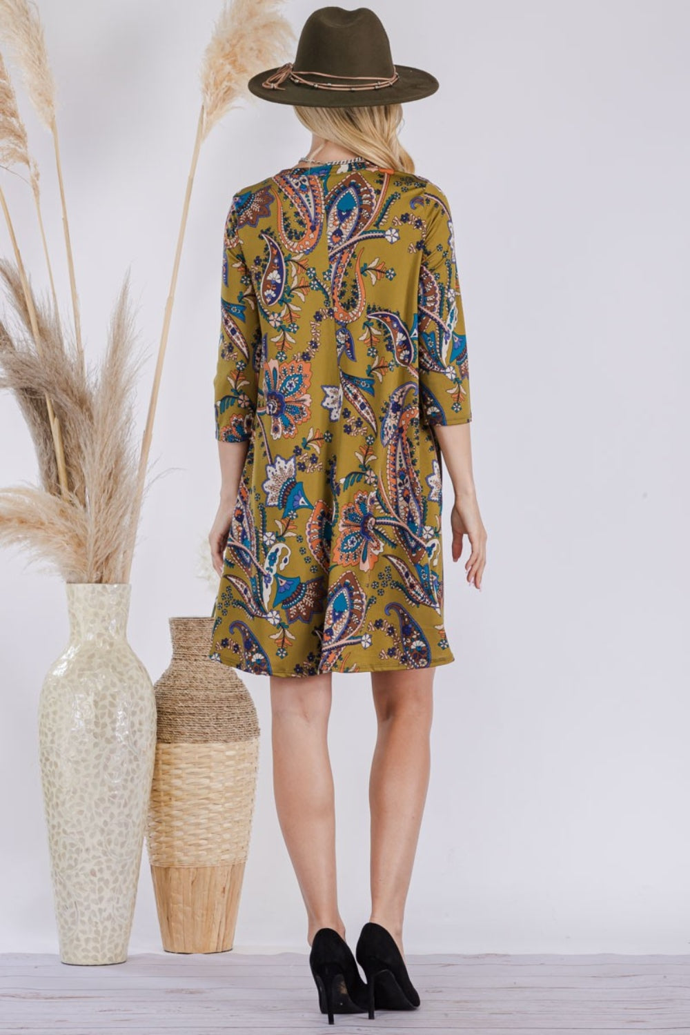 Pretty In Paisley Dress Trendsi