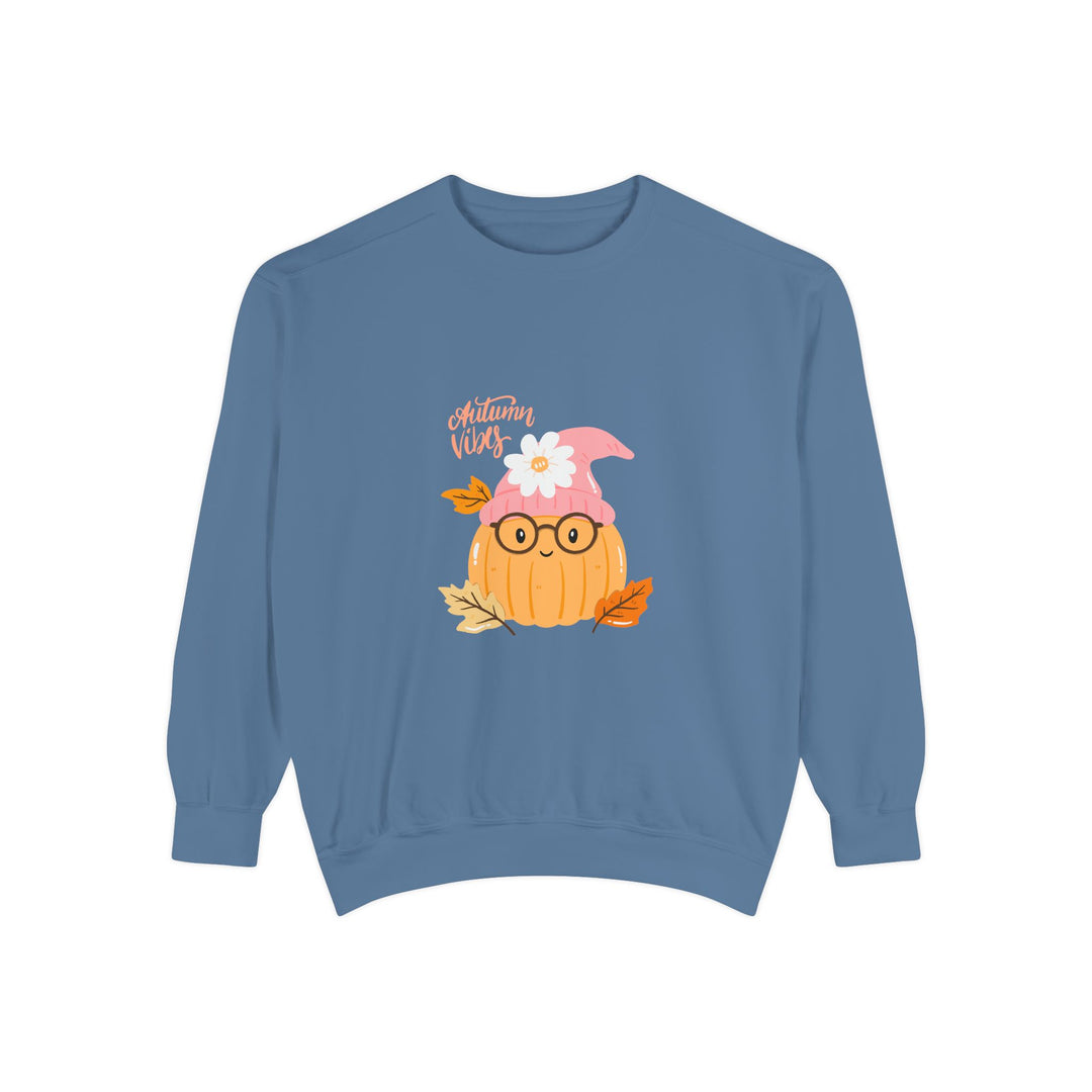Whimsical Pumpkin Sweatshirt, Fall Fashion, Halloween Gift, Cozy Unisex Sweater, Cute Autumn Apparel, Seasonal Comfort