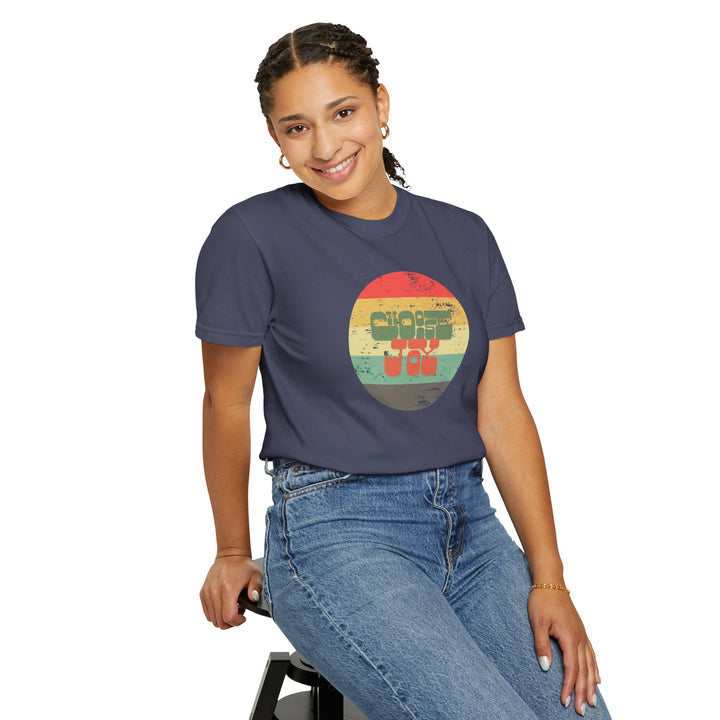 Retro Sunset T-shirt - Choose Joy Shirt