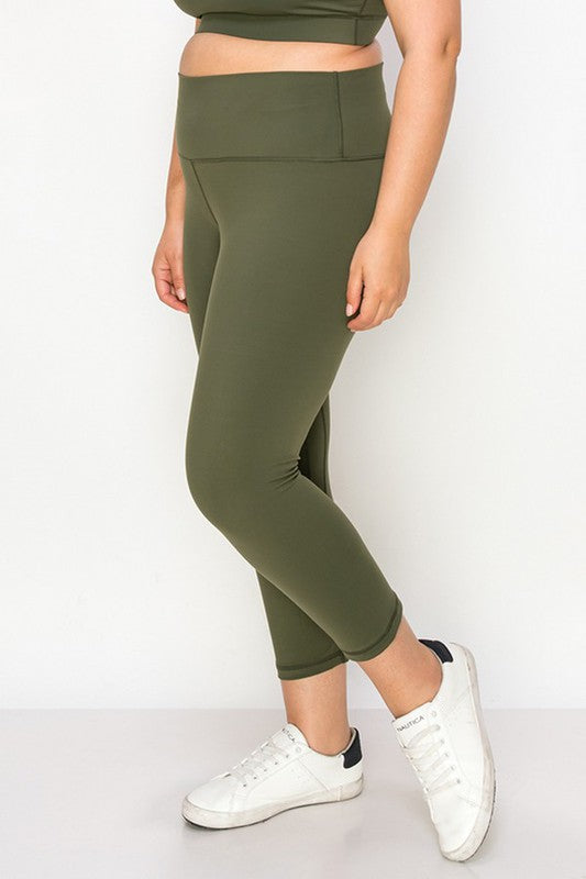 Buttery Soft Capri Activewear Leggings Yelete