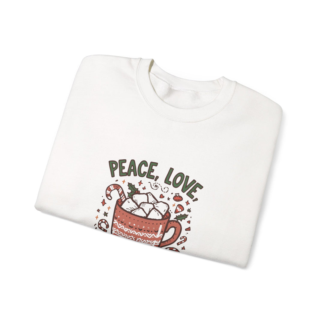 Vintage Peace Love Cocoa Sweatshirt