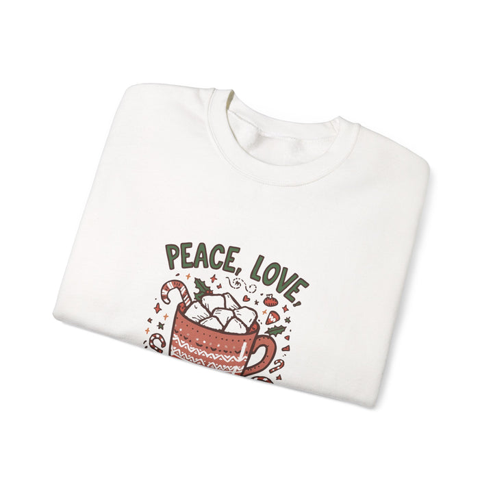 Vintage Peace Love Cocoa Sweatshirt