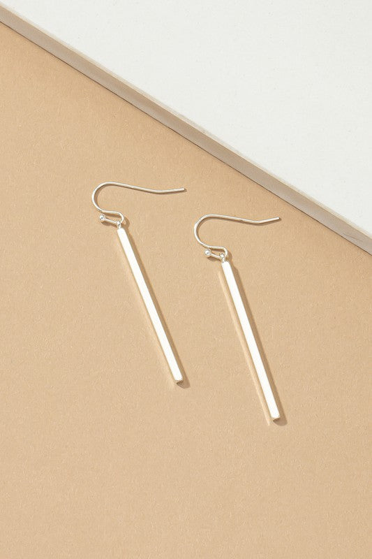 Minimalist match stick drop earrings LA3accessories