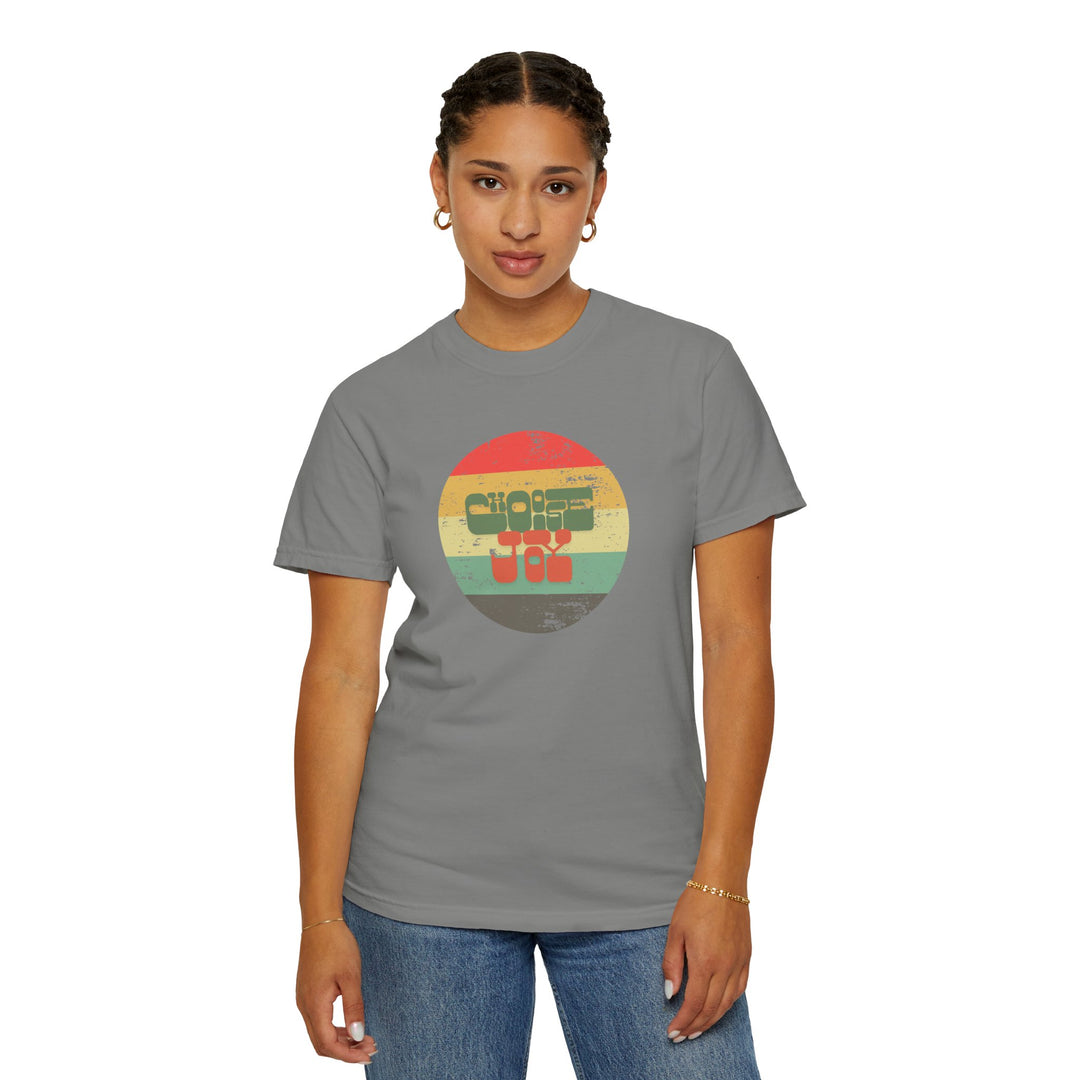 Retro Sunset T-shirt - Choose Joy Shirt