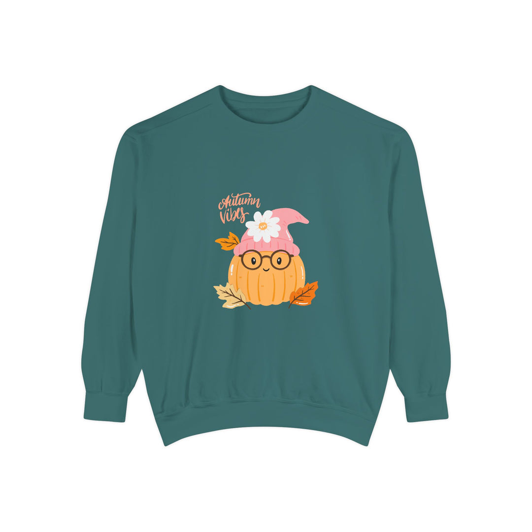 Whimsical Pumpkin Sweatshirt, Fall Fashion, Halloween Gift, Cozy Unisex Sweater, Cute Autumn Apparel, Seasonal Comfort