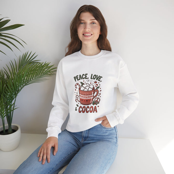 Vintage Peace Love Cocoa Sweatshirt
