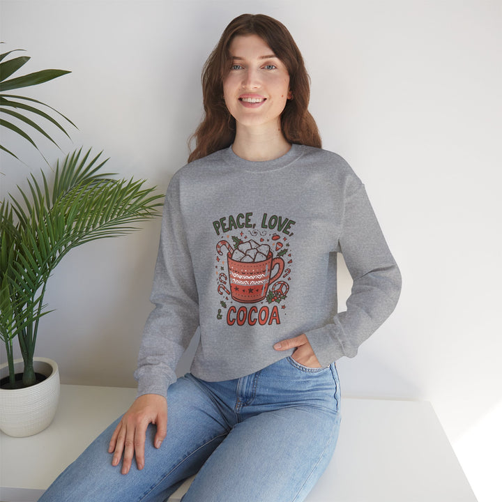 Vintage Peace Love Cocoa Sweatshirt