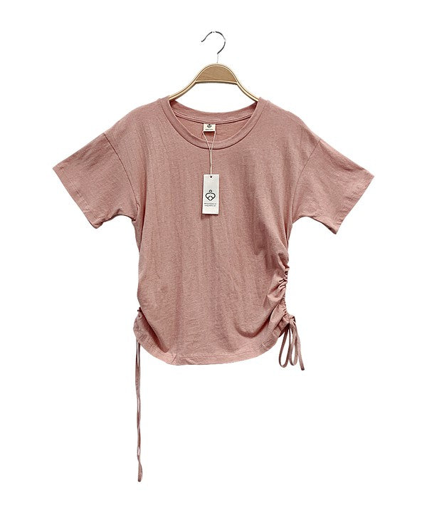 Recycled Cotton Short Sleeve Top Fabina