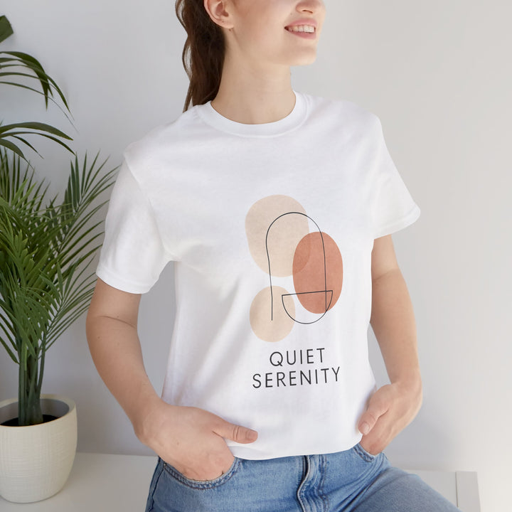 T-Shirt Earthy Color Scheme Quiet Serenity Design