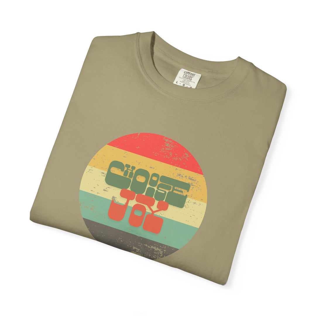 Retro Sunset T-shirt - Choose Joy Shirt