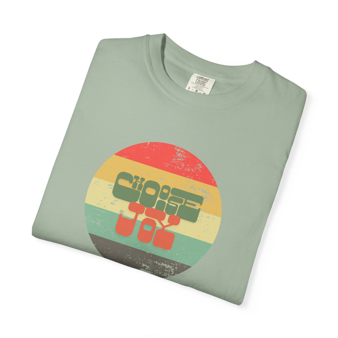 Retro Sunset T-shirt - Choose Joy Shirt