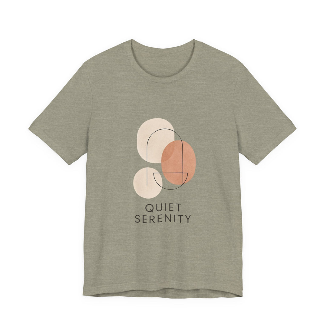 T-Shirt Earthy Color Scheme Quiet Serenity Design
