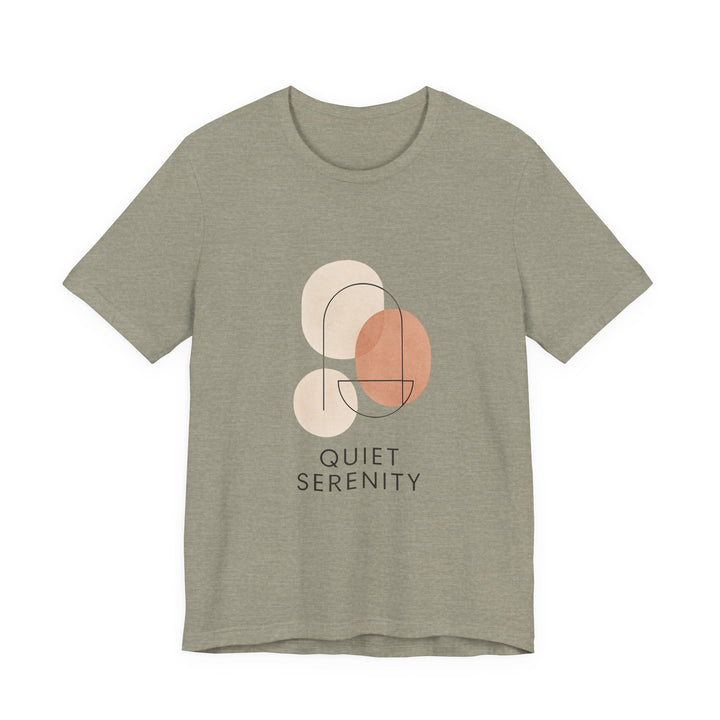 T-Shirt Earthy Color Scheme Quiet Serenity Design