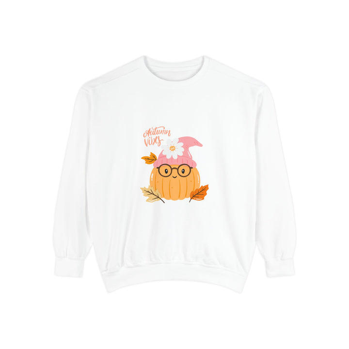 Whimsical Pumpkin Sweatshirt, Fall Fashion, Halloween Gift, Cozy Unisex Sweater, Cute Autumn Apparel, Seasonal Comfort