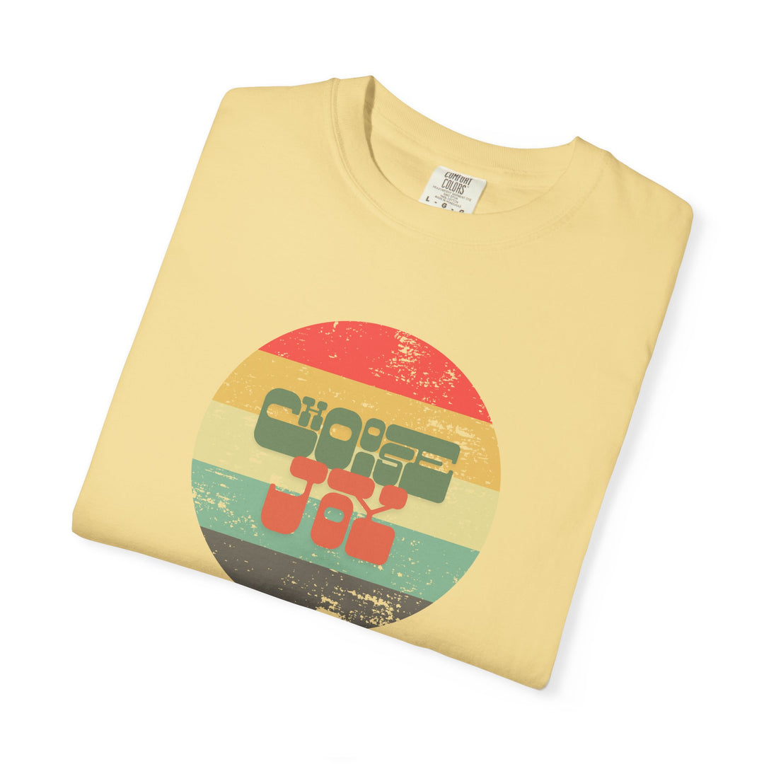 Retro Sunset T-shirt - Choose Joy Shirt