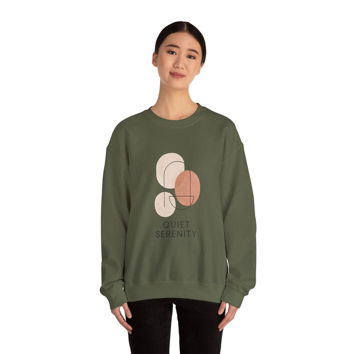 Earth Tone Unisex Crewneck Sweatshirt - Modern Interior Design Palette