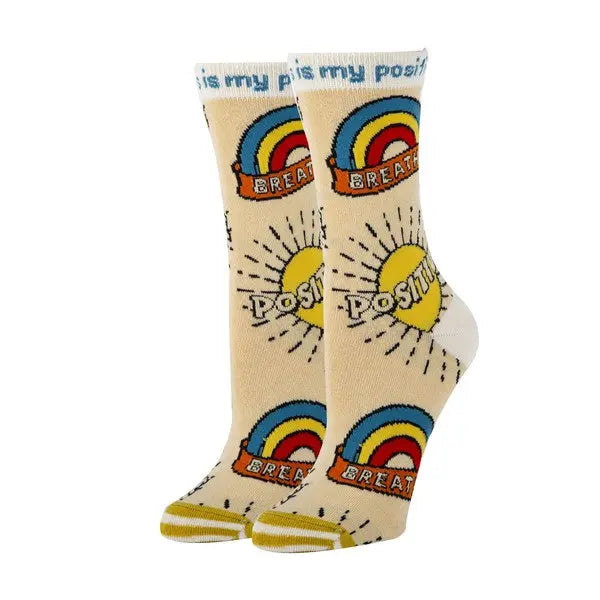 Positive - Women's Funny Socks Oooh Yeah Socks