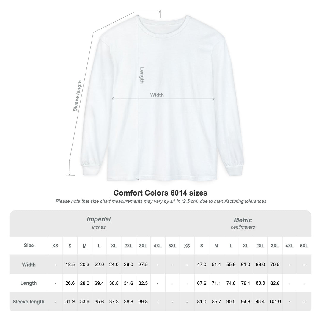Long Sleeve T-Shirt - Bold Flower 'Bloom where you are planted'