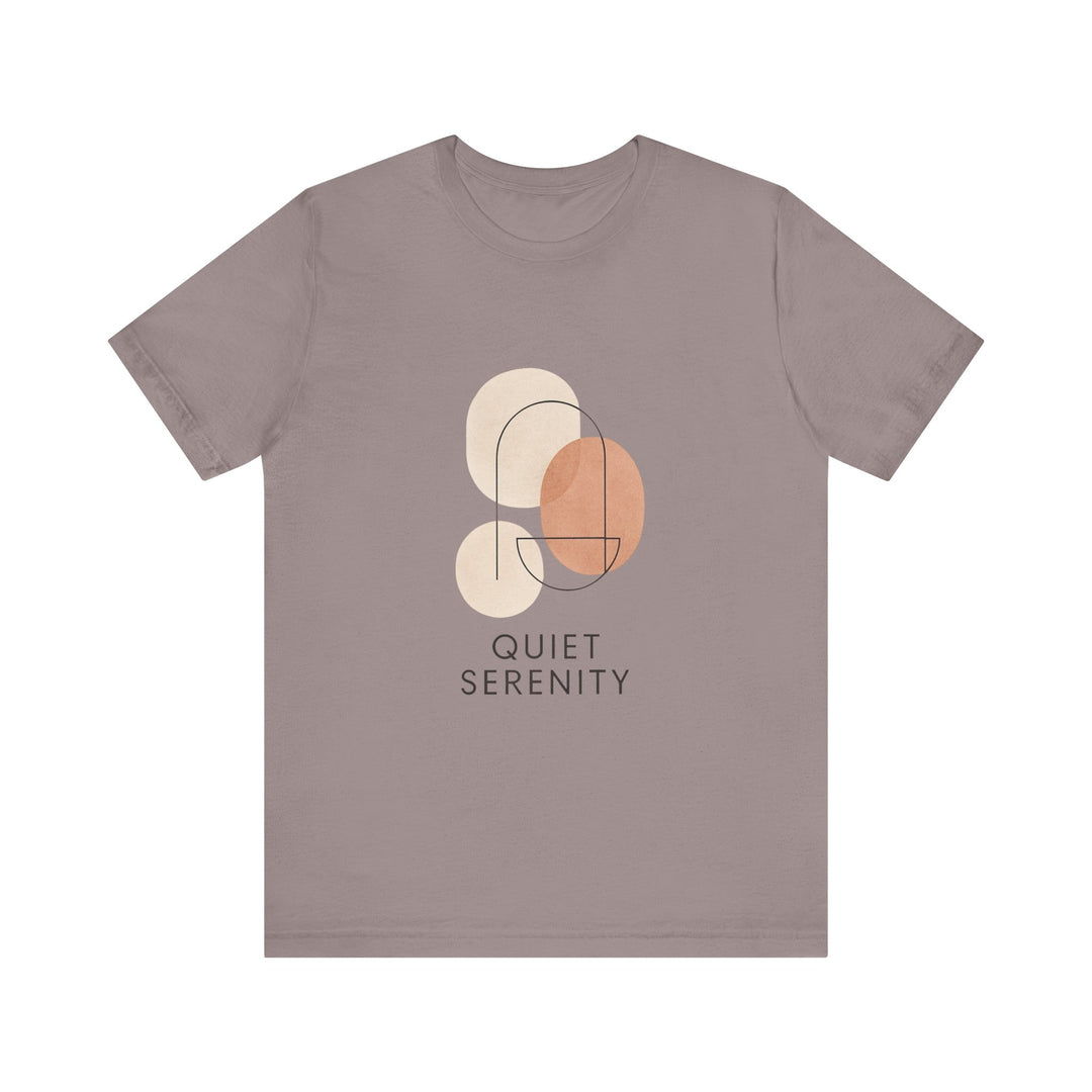 T-Shirt Earthy Color Scheme Quiet Serenity Design