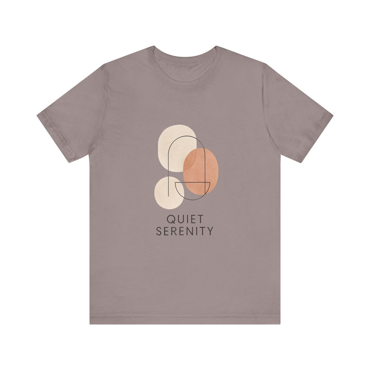 T-Shirt Earthy Color Scheme Quiet Serenity Design