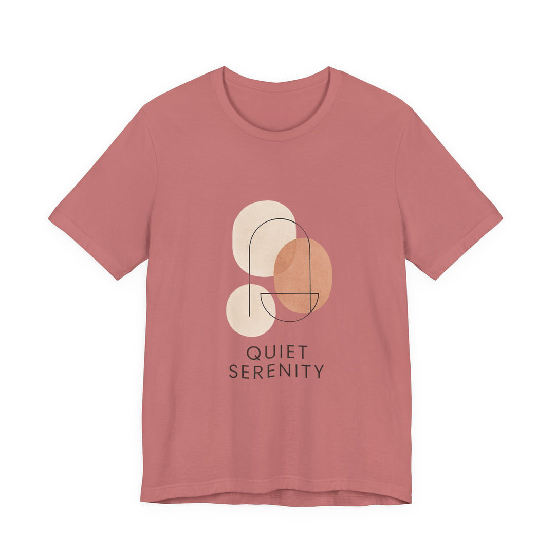 T-Shirt Earthy Color Scheme Quiet Serenity Design