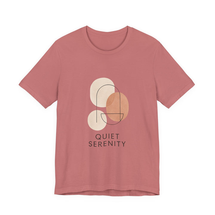 T-Shirt Earthy Color Scheme Quiet Serenity Design