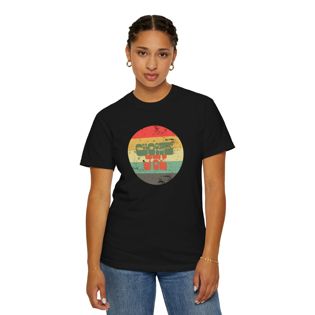 Retro Sunset T-shirt - Choose Joy Shirt