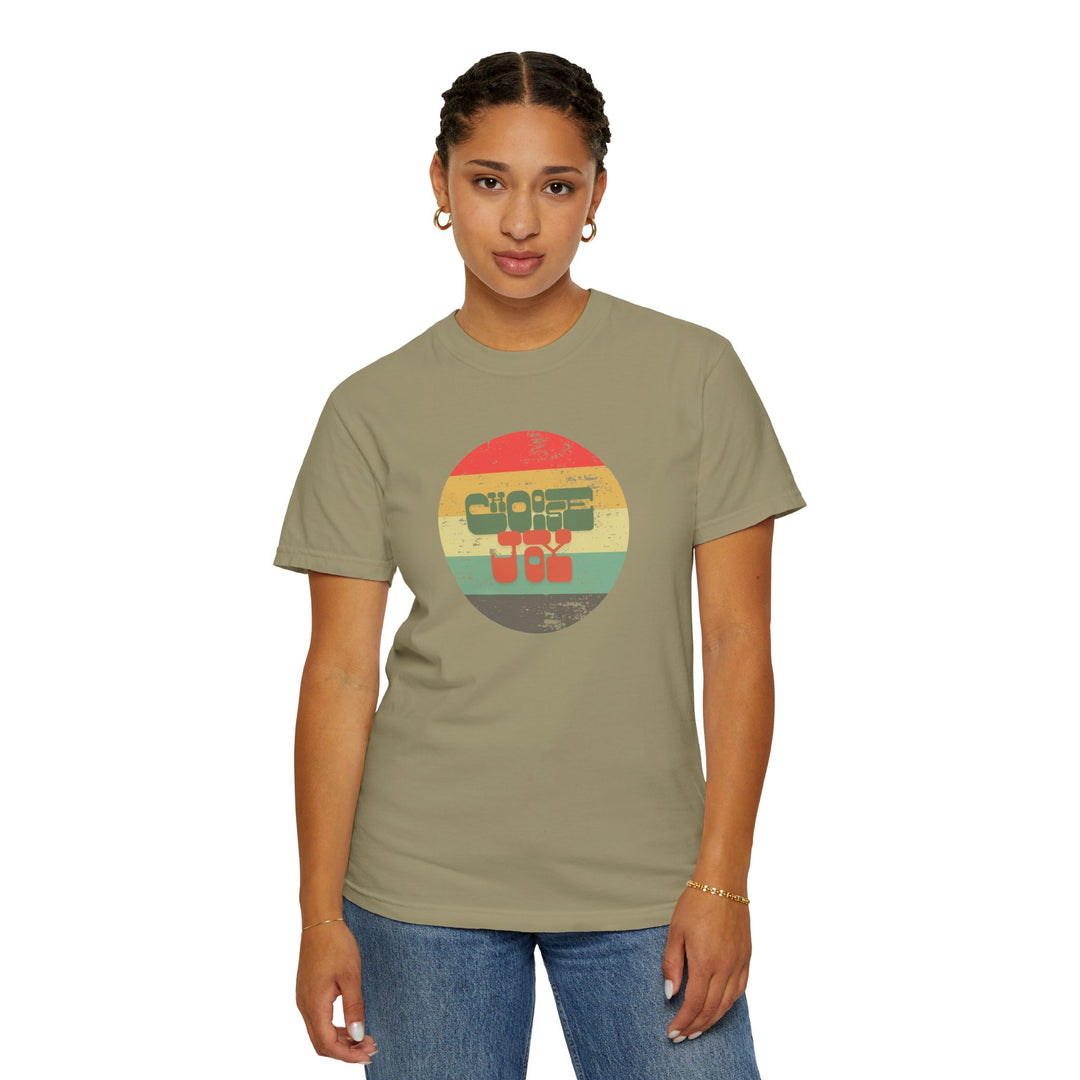 Retro Sunset T-shirt - Choose Joy Shirt