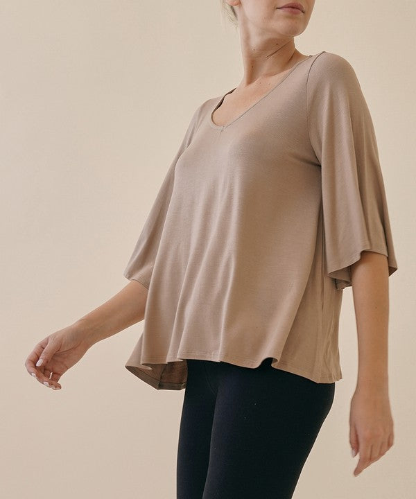 Casual Ease Top Fabina