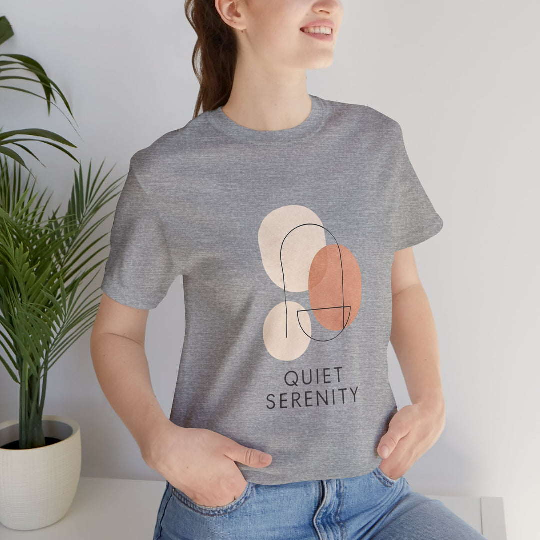 T-Shirt Earthy Color Scheme Quiet Serenity Design