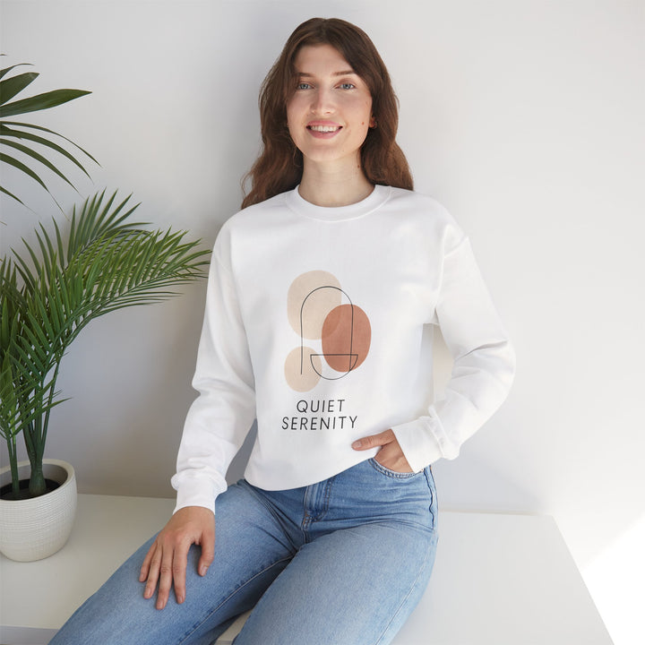 Earth Tone Unisex Crewneck Sweatshirt - Modern Interior Design Palette