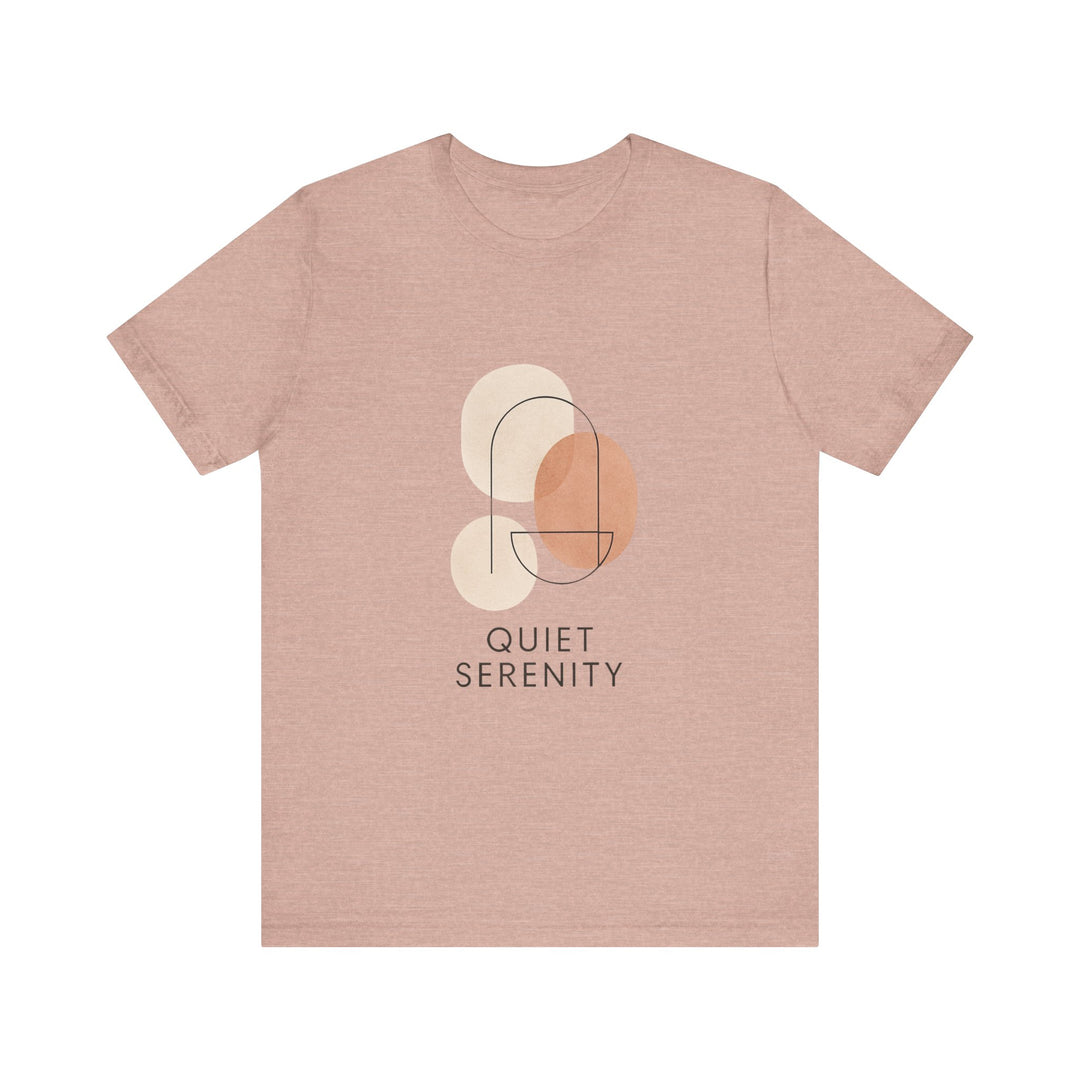 T-Shirt Earthy Color Scheme Quiet Serenity Design