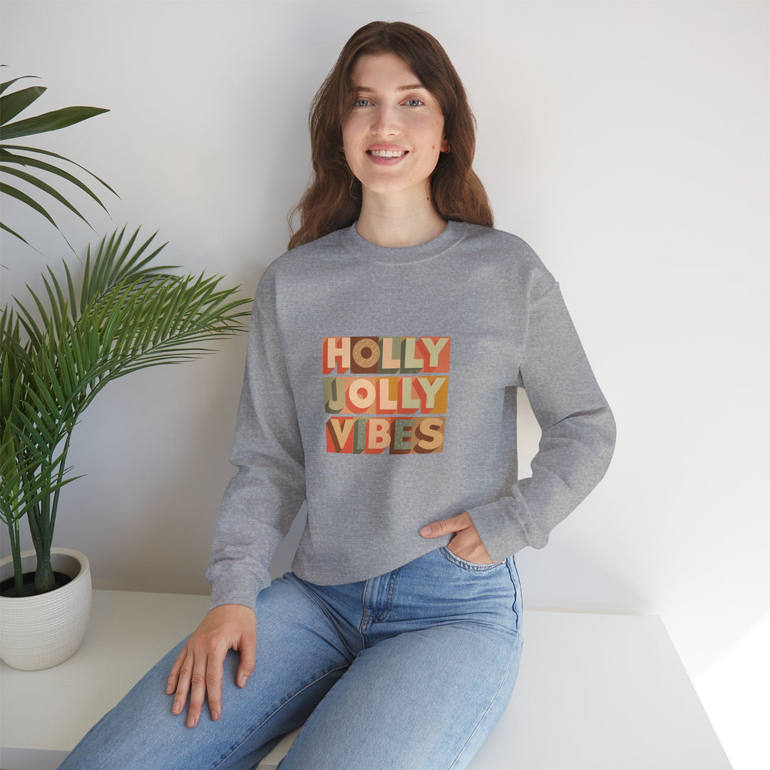 Holiday Sweatshirt - Holly Jolly Vibes