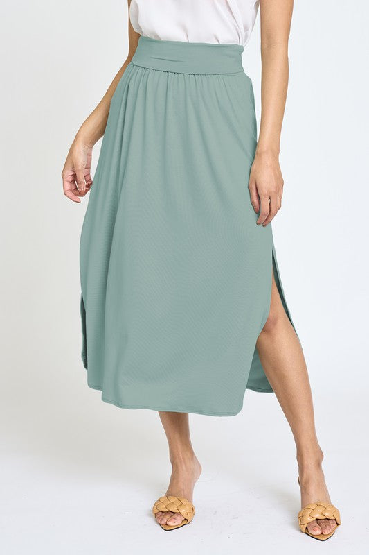 Pretty As A Picture Midi Skirt EG fashion