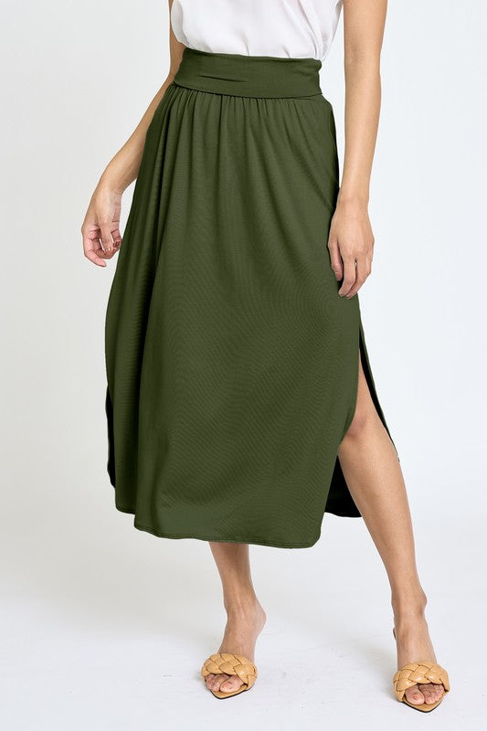 Pretty As A Picture Midi Skirt EG fashion