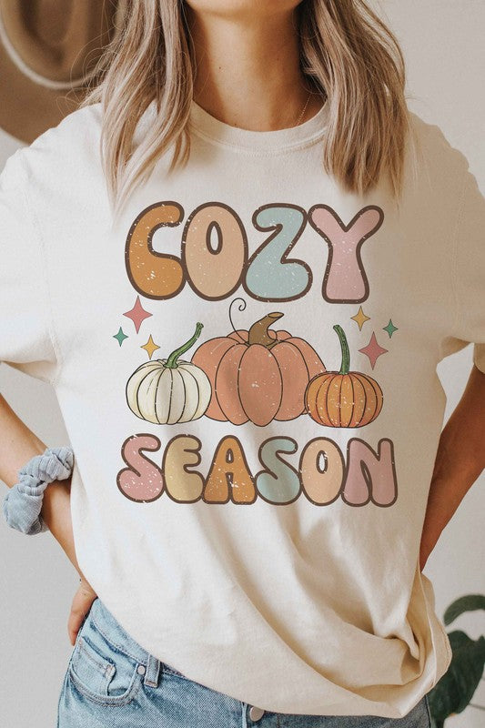 Cozy Season Pumpkins Graphic Tee A. BLUSH CO.