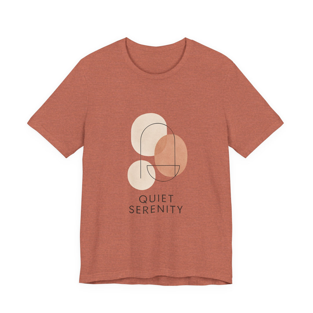 T-Shirt Earthy Color Scheme Quiet Serenity Design