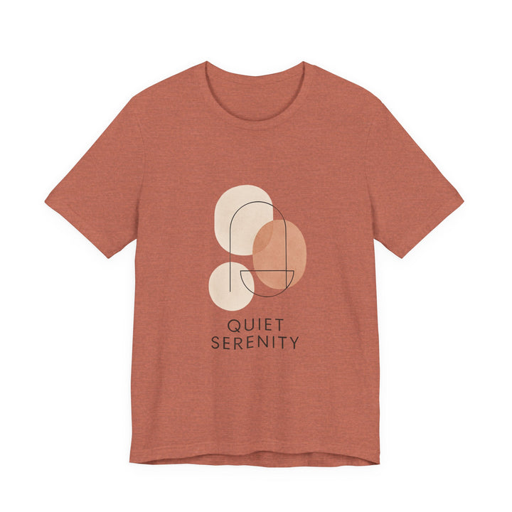 T-Shirt Earthy Color Scheme Quiet Serenity Design