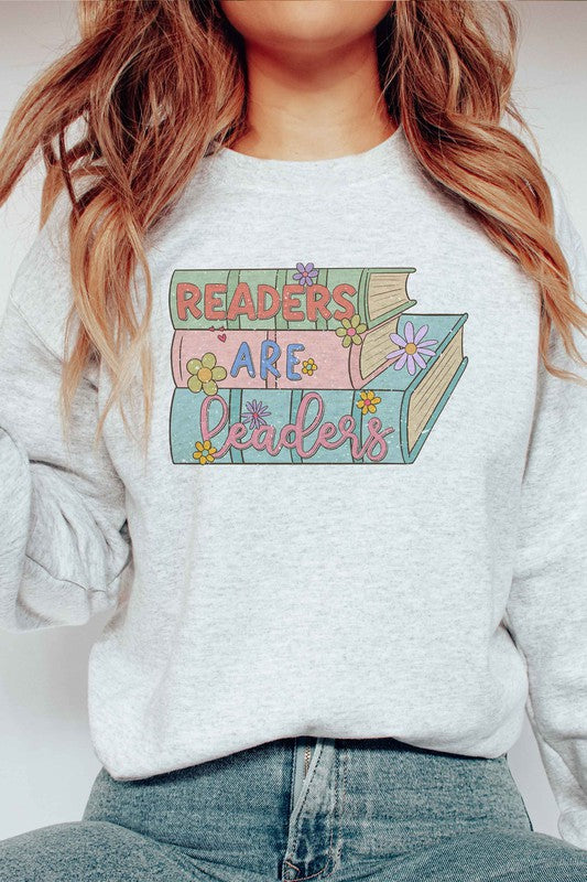 Readers Are Leaders Graphic Sweatshirt A. BLUSH CO.