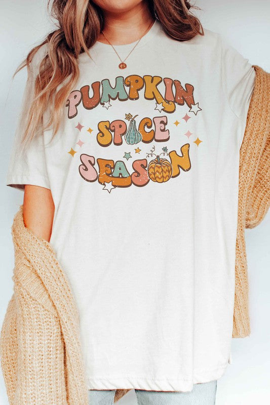 Retro Pumpkin Spice Season Graphic Tee A. BLUSH CO.