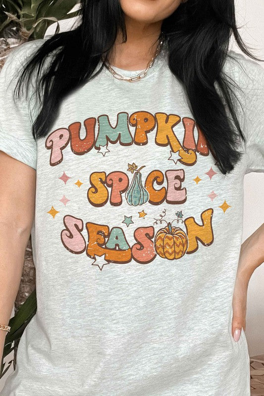 Retro Pumpkin Spice Season Graphic Tee A. BLUSH CO.