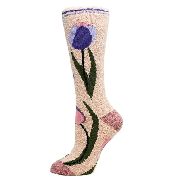 Julia - Women's fuzzy crew socks Oooh Yeah Socks