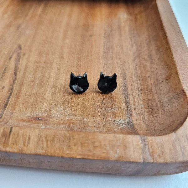 Cat Studs - Black Spiffy & Splendid