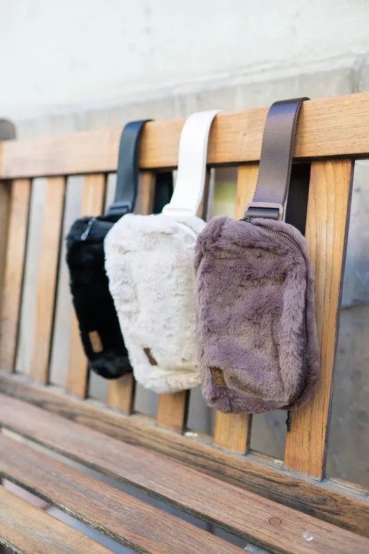 Faux Fur Fanny Pack Truly Contagious