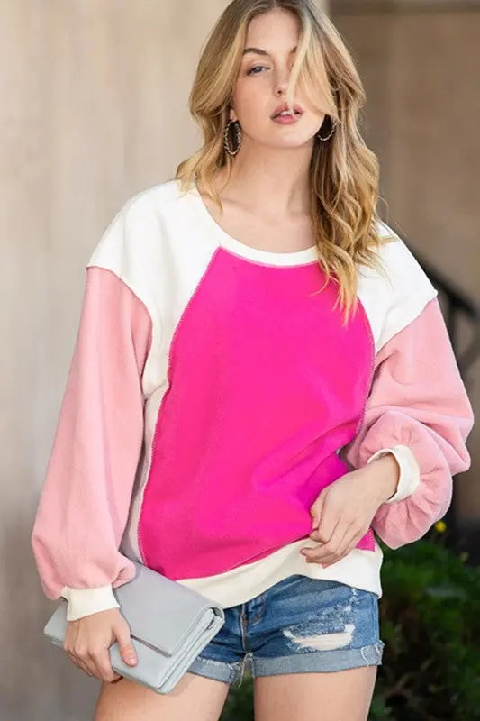 Barbie Pink Pullover Sweatshirt EG fashion