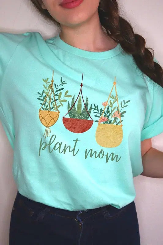 Plant Mom Graphic T Shirts Color Bear