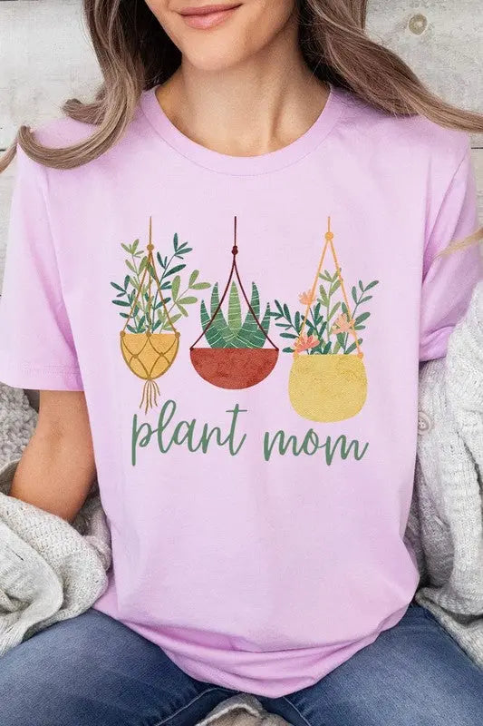 Plant Mom Graphic T Shirts Color Bear