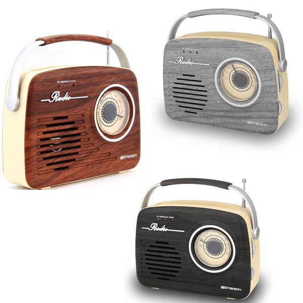 Emerson Portable Retro Radio with Battery Jupiter Gear